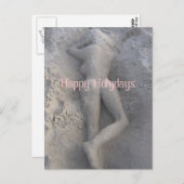 Glückliches Holydays Postkarte (Vorne/Hinten)
