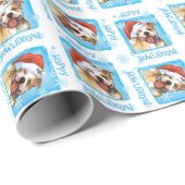 Glückliches Howliday APBT Geschenkpapier (Rolleneckpunkt)