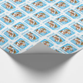 Glückliches Howliday Bretagne Geschenkpapier (Ecke)