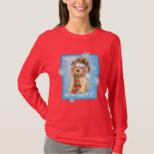 Glückliches Howliday Cocker spaniel T-Shirt (Vorderseite)