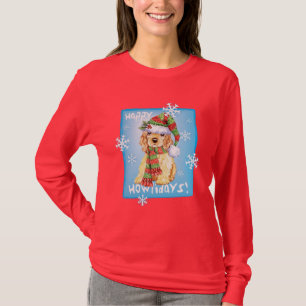 Glückliches Howliday Cocker spaniel T-Shirt