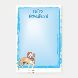 Glückliches Howlidays APBT Post-it Klebezettel