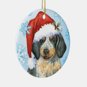 Glückliches Howlidays Bluetick Keramikornament (Rechts)