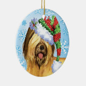 Glückliches Howlidays Briard Keramikornament (Rechts)