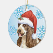 Glückliches Howlidays Englisch Cocker spaniel Keramik Ornament (Links)