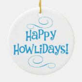 Glückliches Howlidays Englisch Cocker spaniel Keramik Ornament (Hinten)