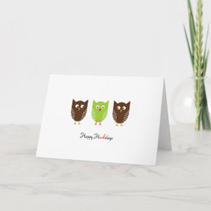 Glückliches Howlidays Feiertagskarte