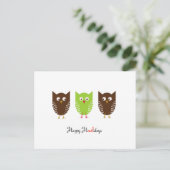 Glückliches Howlidays Feiertagspostkarte (Stehend Vorderseite)