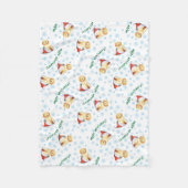 Glückliches Howlidays golden Fleecedecke (Vorderseite)