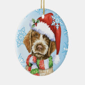 Glückliches Howlidays Griffon Keramikornament (Rechts)