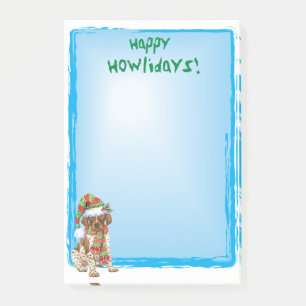 Glückliches Howlidays GSP Post-it Klebezettel