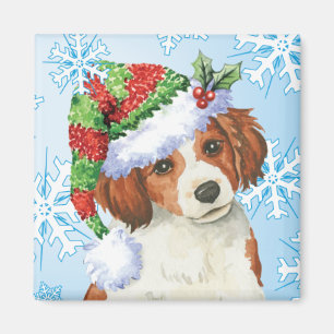 Glückliches Howlidays Kooikerhondje Magnet