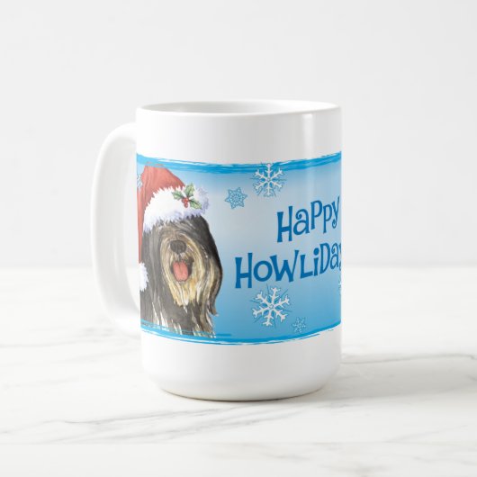 Glückliches Howlidays PON Kaffeetasse (Vorderseite Links)