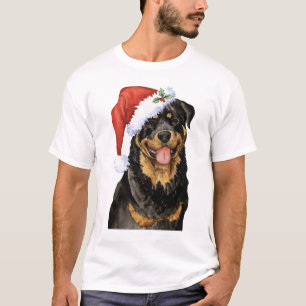 Glückliches Howlidays Rottweiler T-Shirt