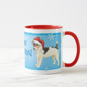 Glückliches Howlidays Russell Terrier Tasse