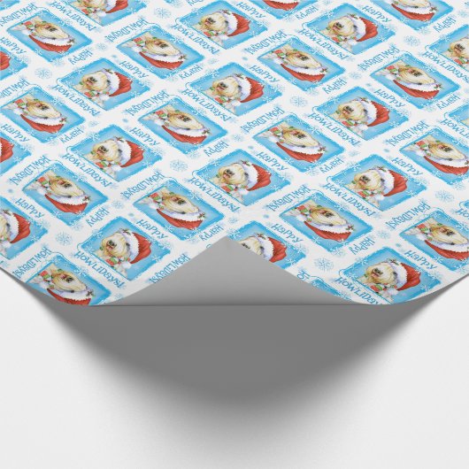 Glückliches Howlidays Sealyham Terrier Geschenkpapier (Ecke)