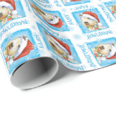 Glückliches Howlidays Sealyham Terrier Geschenkpapier (Rolleneckpunkt)