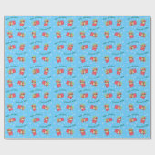 Glückliches Howlidays Sheltie Geschenkpapier (Flach)