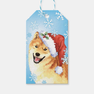 Glückliches Howlidays Shiba Inu Geschenkanhänger