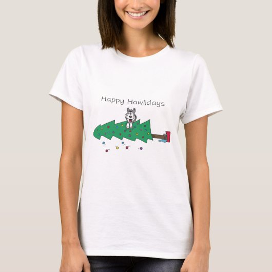 Glückliches Howlidays T-Shirt (Vorderseite)