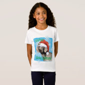 Glückliches Howlidays Weimaraner T-Shirt (Vorne ganz)