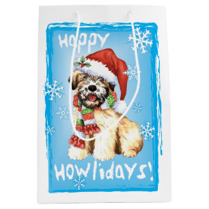 Glückliches Howlidays Wheaten Mittlere Geschenktüte