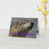 Glückliches Howloween! Karte (Gelbe Blume)