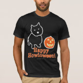 Glückliches Howloween T-Shirt (Vorderseite)