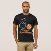 Glückliches Howloween T-Shirt (Vorne ganz)