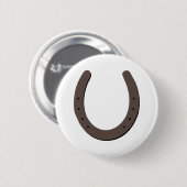 Glückliches Hufeisen Button (Vorne & Hinten)