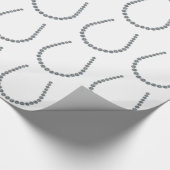 Glückliches Hufeisen Geschenkpapier (Ecke)