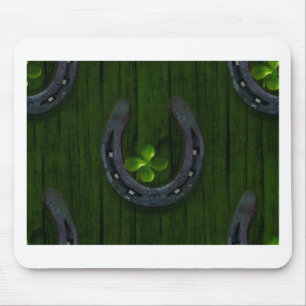 glückliches Hufeisen Mousepad