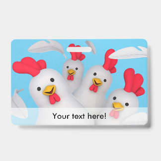 Glückliches Huhn Clipart Ausweis