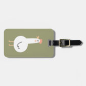 Glückliches Huhn Gepäckanhänger (Vorderseite horizontal)