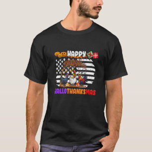 Glückliches Huhn Halloween HalloDankeMas Herbst Al T-Shirt