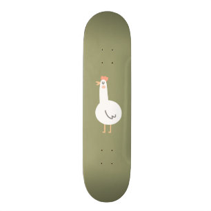Glückliches Huhn Skateboard