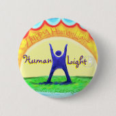 Glückliches HumanLight Button (Vorderseite)