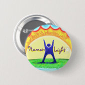 Glückliches HumanLight Button (Vorne & Hinten)
