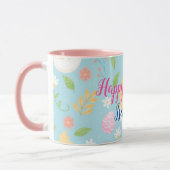 Glückliches individuelles Osterei-Huhn Tasse (Links)