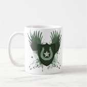 glückliches irisches Hufeisen Kaffeetasse (Links)