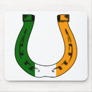 glückliches irisches Hufeisen Mousepad