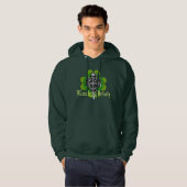 Glückliches irisches mit Kapuze Sweatshirt! Hoodie (Vorne ganz)