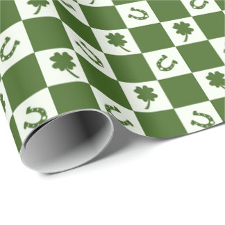 Glückliches Irish St. Patrick's Day Wrapping Paper Geschenkpapier