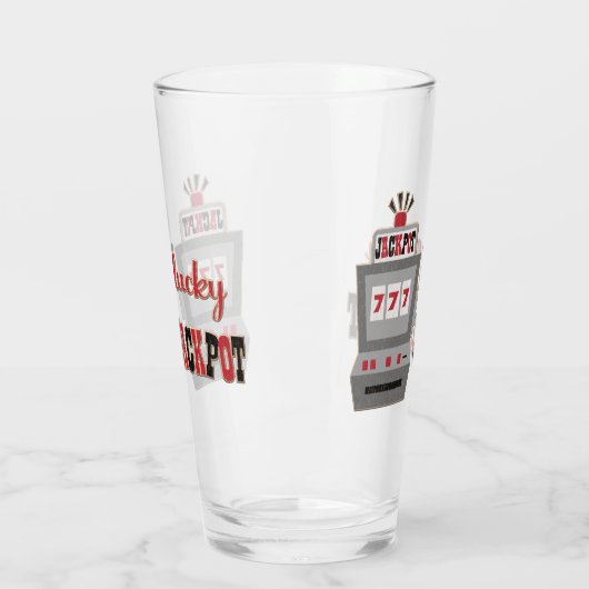 Glückliches Jackpot-Kasino Glas (Links)