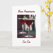 GLÜCKLICHES JAHR IN ITALIENISCHEM BUON ANNIVERSARI KARTE (Gelbe Blume)