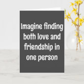 **GLÜCKLICHES JAHRESJAHR** MEIN LIEBER UND MEIN FR KARTE (Gelbe Blume)