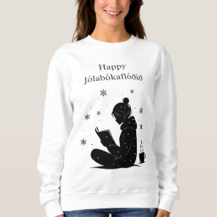 Glückliches Jolabokaflod – Isländische Bücherflut  Sweatshirt