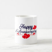 Glückliches Jubiläum Kaffeetasse (Mittel)