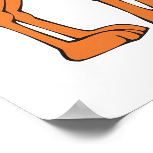 glückliches Kamel Poster (Ecke)