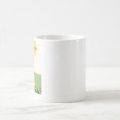 Glückliches Känguru im Wald Kaffeetasse (Mittel)